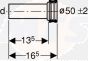 Geberit connection piece 152608461