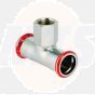 Geberit Mapress Carbon Steel T-piece with female thread, 51417 FKM, 