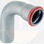 GEBERIT Mapress CSt. Bend Plain End FKM 90 d15mm