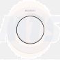 Geberit TYPE01 Single Flush Button, for Concealed Cisterns 120mm & 150mm, for Solid & Dry Walls, Alpine White