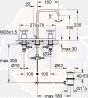 GROHE 20143000 Allure Three-Hole Basin Mixer Tap