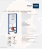 GROHE 38340001 Rapid SL Frame for Load-Bearing Wall-Hung Toilet