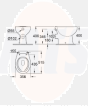 Grohe 39430000 Bau Ceramic Floorstd WC Rimless