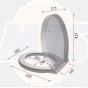 GSI Toilet Seats Luxury GSI Toilet - 360 × 360 Toilet GSI 661511