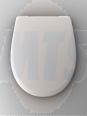 Haro WC seat Corfu 520133 white stainless steel hinges, softclose C0202Y HINGES