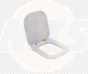 Hatria G-Full Soft Closing Toilet Seat & Cover White 00Y1FF01 Thermosetting toilet seat for G-Full