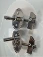 TOILET SEAT HINGES FOR TOP FIXING TOILETS 9965421
