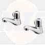 Ideal Standard B9853AA Chrome Elements Brass Washbasin Tap, Ceramic