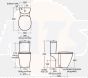 Ideal Standard concept Standard Close Toilet Seat supplied with Hinges E791801 / 5017830399391
