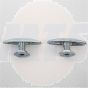 Ideal Standard EV26867 Vitra 420789 420789YP1TE same as EV26867 White Expansion Hinge Fitting compatible with most toilet seat Hinges / EV26867 White Expansion Hinge Fitting 