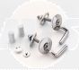 Ideal Standard Spares KIT HINGES INOX FOR TEMPO SHORT PROJ. T2592BJ