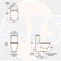 Ideal Standard T357001 Tesi Close Coupled Cistern 4 Litre
