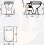 Ideal Standard T627701 Esedra Toilet Seat and Cover with fittings Standard Close