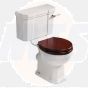 Ideal Standard Waverley Toilet Seat and Cover  in  Mahoghany U0248GC