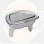 Ifö Sign flush button bright chrome, double flush 609446684
