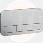 Villeroy and Boch ViConnect Brushed Chrome Dual Flush Plate - 92249069
