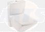 JACOB DELAFON ESCALE KOHLER  E70004-FT-0 REPLACEMENT SOFT CLOSE TOILET SEAT WHITE
