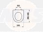 Jika Lyra plus  H8903840000631  WC seat and cover with Fittings Standard Close duroplast