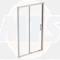Ideal Standard  Connect 2 1200mm slider door with Idealclean clear glass - bright silver finish  K9396EO