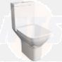 Kartell K-Vit Project Square White Close Coupled WC Pan ONLY  POT860PR