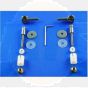 Keramag 500 by Citterio 598130000 set of 2 hinges for toilet seat chrome