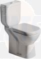 Keramag Euro Trend 573430 toilet seat with white 572140000