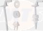 Laufen  Jika plastic toilet seat hinges 8.9127.1.000.000.1  for Jika Lyra  892515 