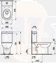 Laufen Pro Close Coupled WC Toilet  H8299510008711
