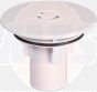 McAlpine ST90WHTOP+TUBE 110mm Domed Flange WH ST90WHTOP+TUBE Bathroomsuites