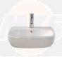 Twyford 550 x 445mm semi recessed washbasin, 1 tap hole MD4621WH