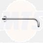 ROUND SHOWER ARM 300MM CHROME BRASS