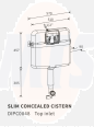 Moods Slim Concealed Cistern DIAC0048 Signature Modern Toilet Cistern 