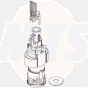 OLI TOPAZ DOUBLE DRAIN VALVE  525106