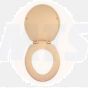 Plastic Toilet seat Hinges Celmac DPP Peach Hinges Tamer Toilet Seat Hinges