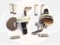 Pressalit Scandinavia 75 Toilet Seat Top Mounted Hinge Set - D43P999