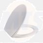 Toilet seat with soft close incl. hinge in stainless steel