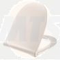 Toilet seat with soft close and lift-off incl. hinge in stainless steel Pressalit Sway D2 994