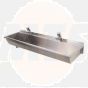 Twyford.PS9318SS.1800mm.Wash.Trough.RH.Outlet.3TH...