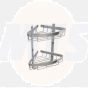 Croydex QM772841 Chunk 2 Tier Corner Basket