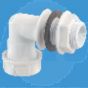 McAlpine R5M 3/4in O/Flow Universal Bent Tank Conn
