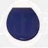 Rak Bella Care Blue Urea Toilet Seat and cover with stainless steel hinges to suit Bella Care toilet suite.