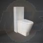 Rak Ceramics Ella Toilet Seat  RAK Ceramics ELLA back to wall pan white  ELBTWPAN, ELSEAT