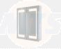 RAK Aphrodite 600X700 Led Illu Mirror Cabinet RAKAPH5002 Bathroomsuites
