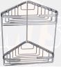 RAK Double Corner Basket Cp RAKBSK001 Bathroomsuites