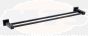 RAK Cubis Double Towel Rail In Black RAKCUB9912B Bathroomsuites