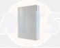 RAK Gemini Alluminium Single Dr Mirrored Cabinet RAKGEM5001 Bathroomsuites