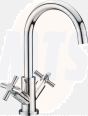 RAK London Cross Head Kitchen Sink Mxr RAKKIT002 Bathroomsuites