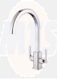 RAK Athens Modern Twin Lever Kitchen Sink Mxr RAKKIT008 Bathroomsuites