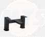 RAK Moon Bath Filler In Black RAKMOO3004B Bathroomsuites