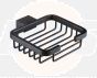 RAK Moon Soap Basket In Black RAKMOO9906B Bathroomsuites